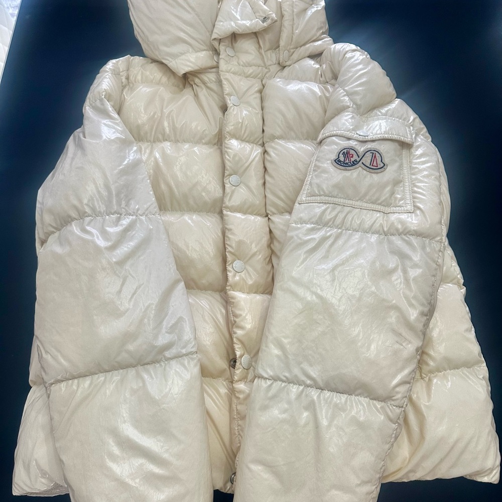 Moncler Cream Puffer Jacket
